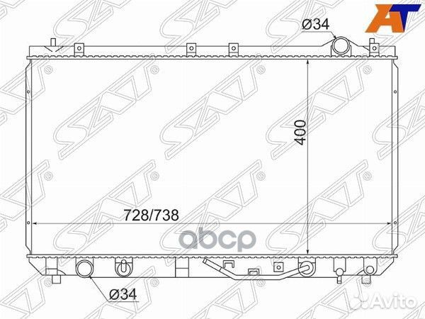 Радиатор Toyota Camry (XV20) 96-02 / Lexus ES