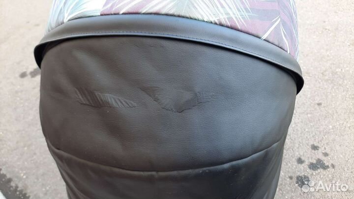 Коляска 2 в 1 эко кожа