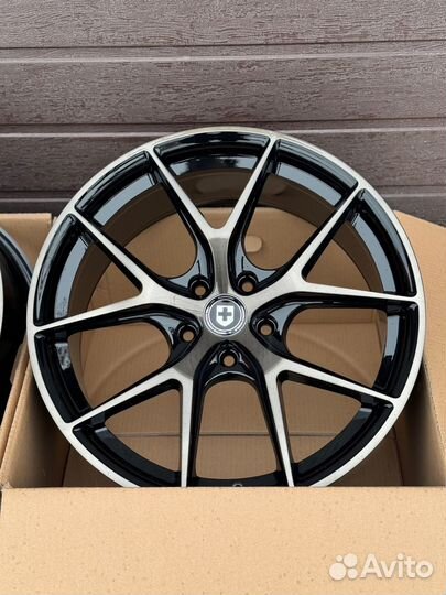 Диски R 18 5*114.3 ет 40 HRE Чёрные с матовой полировкой
