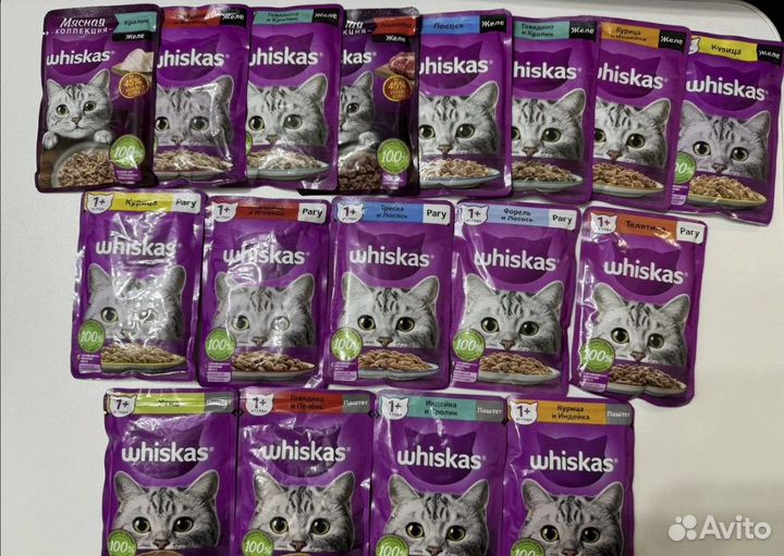 Кошачий корм влажный Whiskas