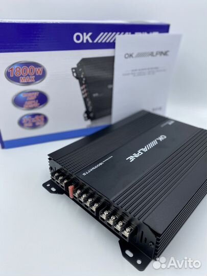 Усилитель 4 канальный alpine