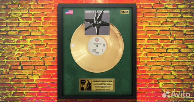 R.E.M. Automatic For The People золотой винил