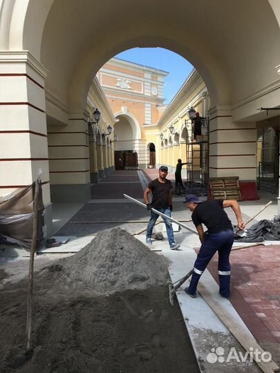 Укладка тротуарной плитки под ключ