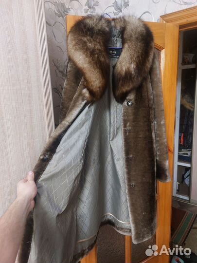 Шуба мутоновая 44