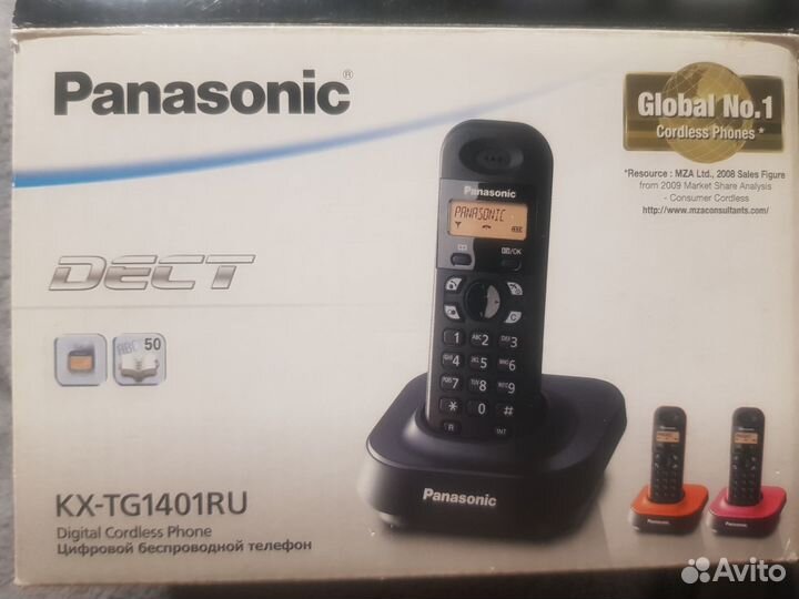 Принадлежности радиотелефона панасоник kx-tg1401ru