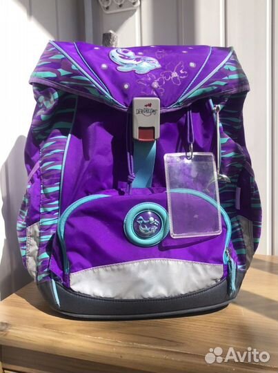 Ранец DerDieDas Ergoflex XL Серебристый дельфин