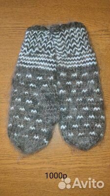 Варежки женские ручная работа