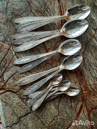 Набор мельхиоровых ложек