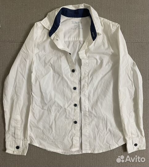 Рубашка школьная для мальчика 128, 134, 140