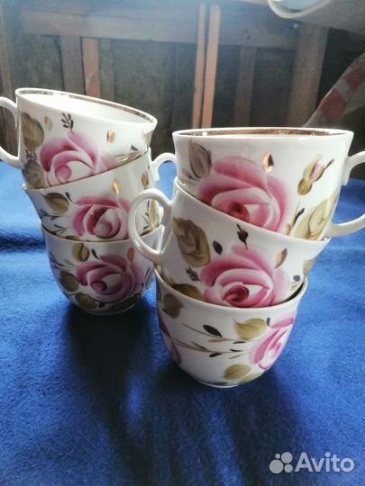 Фарфоровые чашки СССР