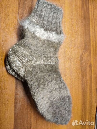Носки вязаные из собачьей шерсти
