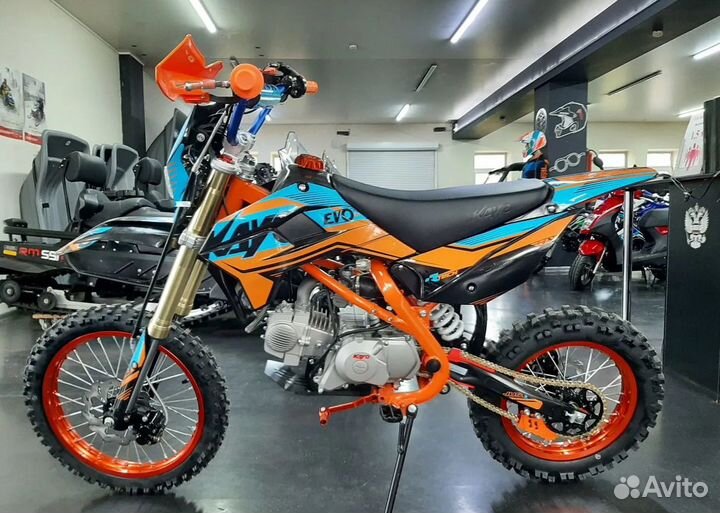 Питбайк kayo evolution YX140EM 17/14 KRZ (механ. с