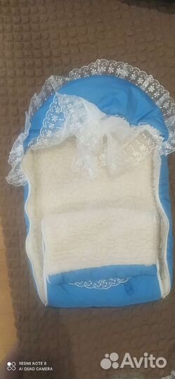 Конверт на выписку для мальчика зимний