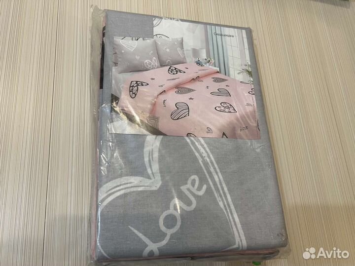 Кпб новый 2х спальный евро семейный бязь