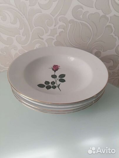 Тарелки гдр роза