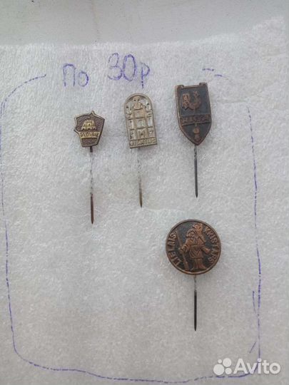 Значки СССР Прибалтика