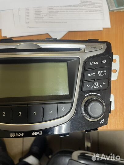 Hyundai Solaris Магнитола