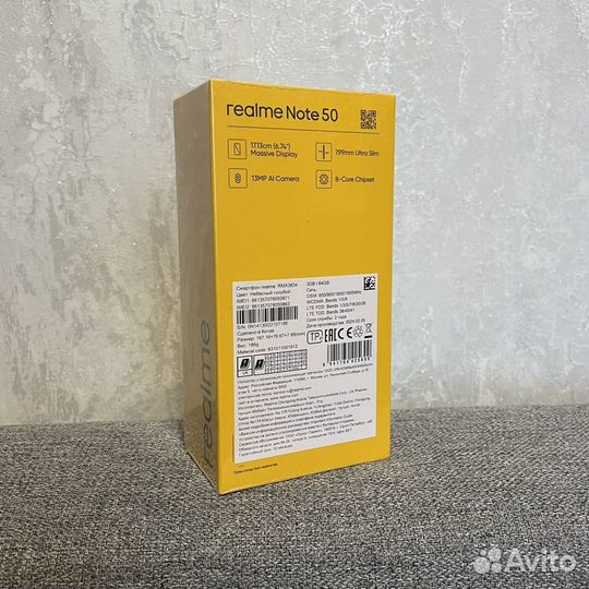 realme Note 50, 3/64 ГБ