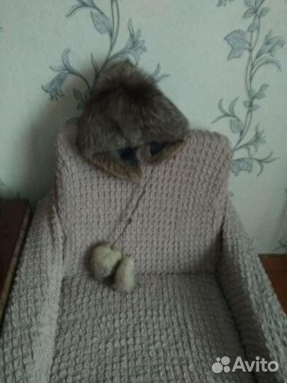 Шапка женская песец