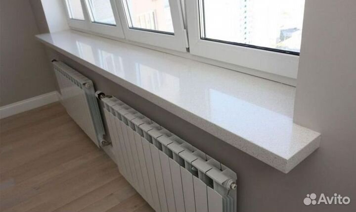 Подоконник белый