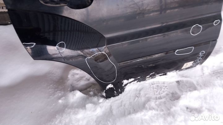 Ford Escape тайванец 2007- накладка двери пр зад ч