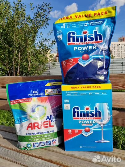 Посудомоечные таблетки и капсулы для стирки