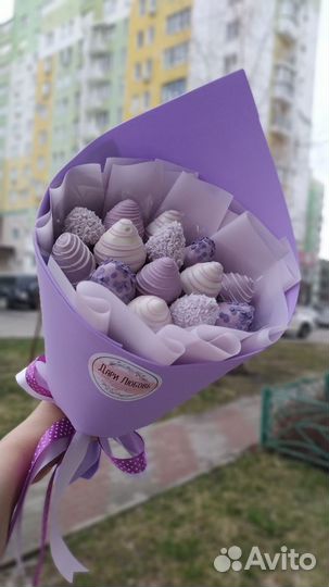 Букет из клубники в шоколаде