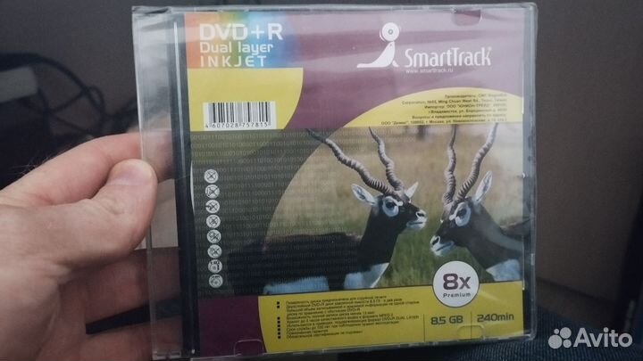 Диск DVD+R DL dual layer 8,5GB 1шт