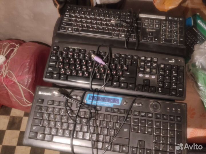 Клавиатуры 3 шт. Defender и Genius