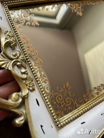 Винтажный зеркальный поднос