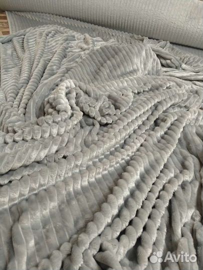 Плед плюшевый двухсторонний