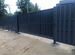 Забор 20 м с откатными воротами из штакетника