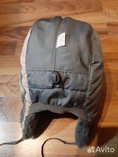 Шапка ушанка для мальчика р.48