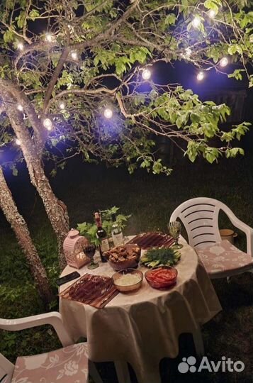 Новая ретро гирлянда уличная 15м,гирлянда лофт