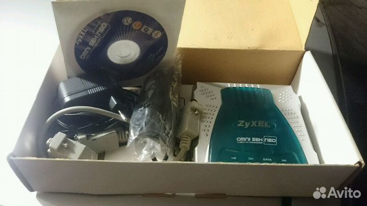 Модем zyxel omni 56k neo