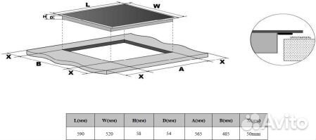 Варочная панель Weissgauff HI 632 BSC