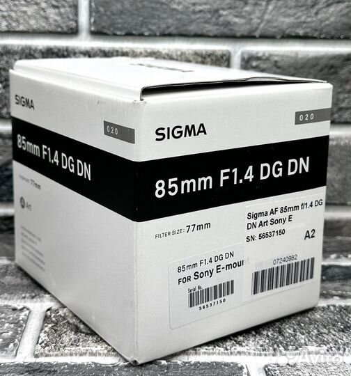 Объектив Sigma 85mm F1.4 DG DN for Sony