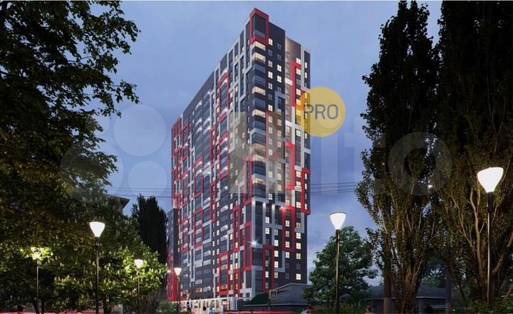 2-к. квартира, 62,8 м², 24/25 эт.