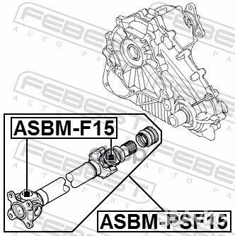 Вал карданный BMW X5 E70 2006-2013 ECE