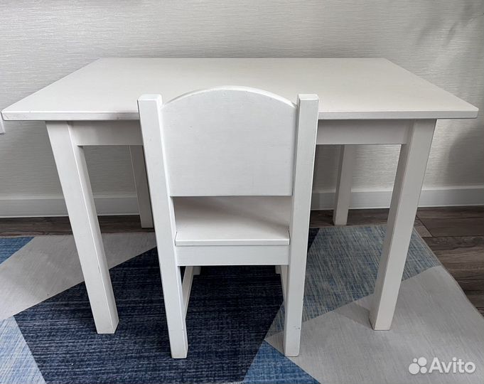 Стол и стул Икеа Сундвик