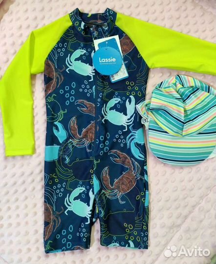 Новый плавательный костюм Lassie+ панама Lassiе