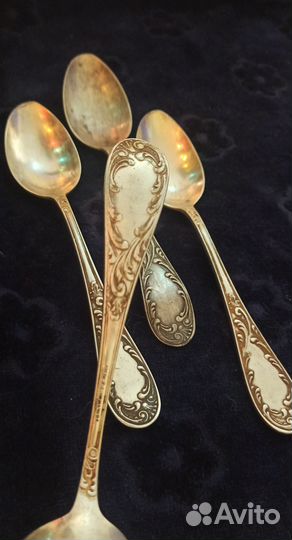 Набор столовых ложек мельхиор Кольчугино 1930гг