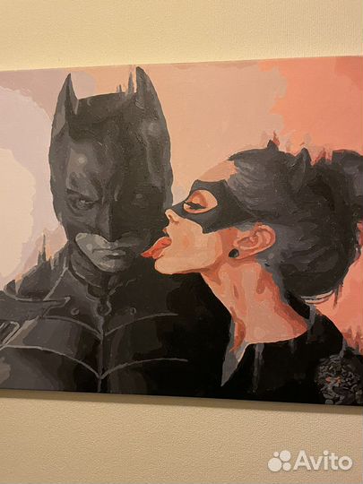 Картина нарисованная акриловыми красками