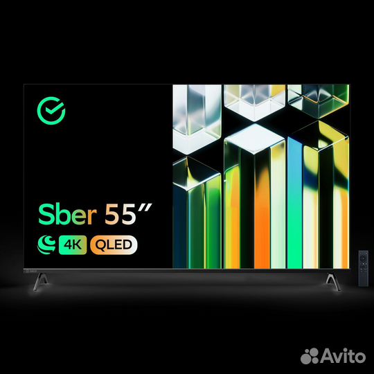 Телевизор Sber SDX-55UQ5230T, 55