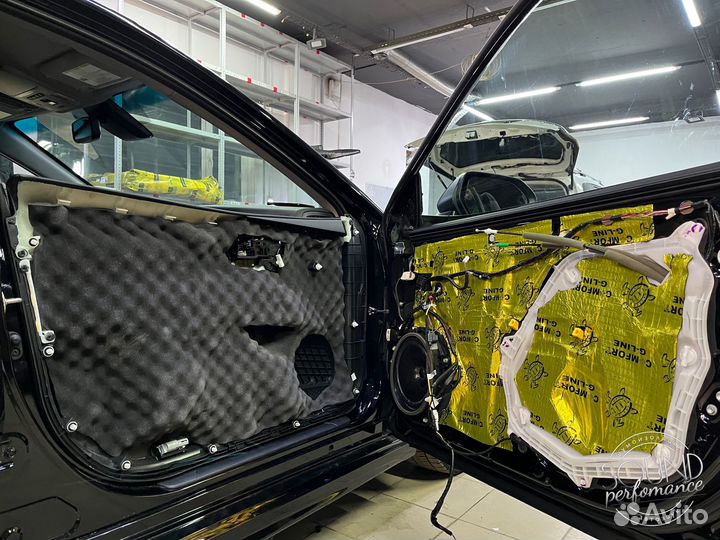 Шумоизоляция дверей в автомобиле