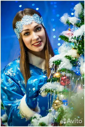 Костюм снегурочки Премиум