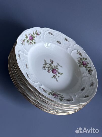 Глубокие тарелки Rosenthal Sansoucci Classic Rose
