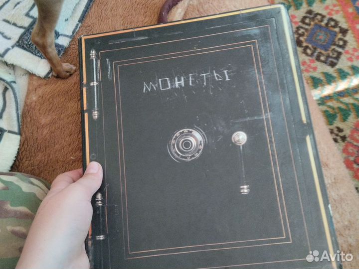 Монеты вместе с альбомом