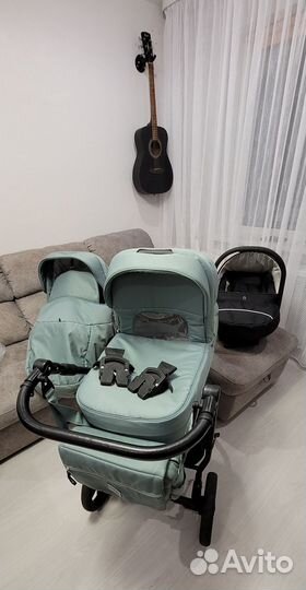 Коляска torino 2в1 (Indigo) + автолюлька