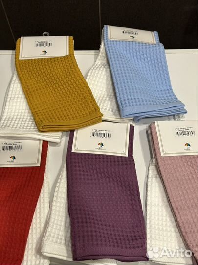 Полотенца кухонные вафельные